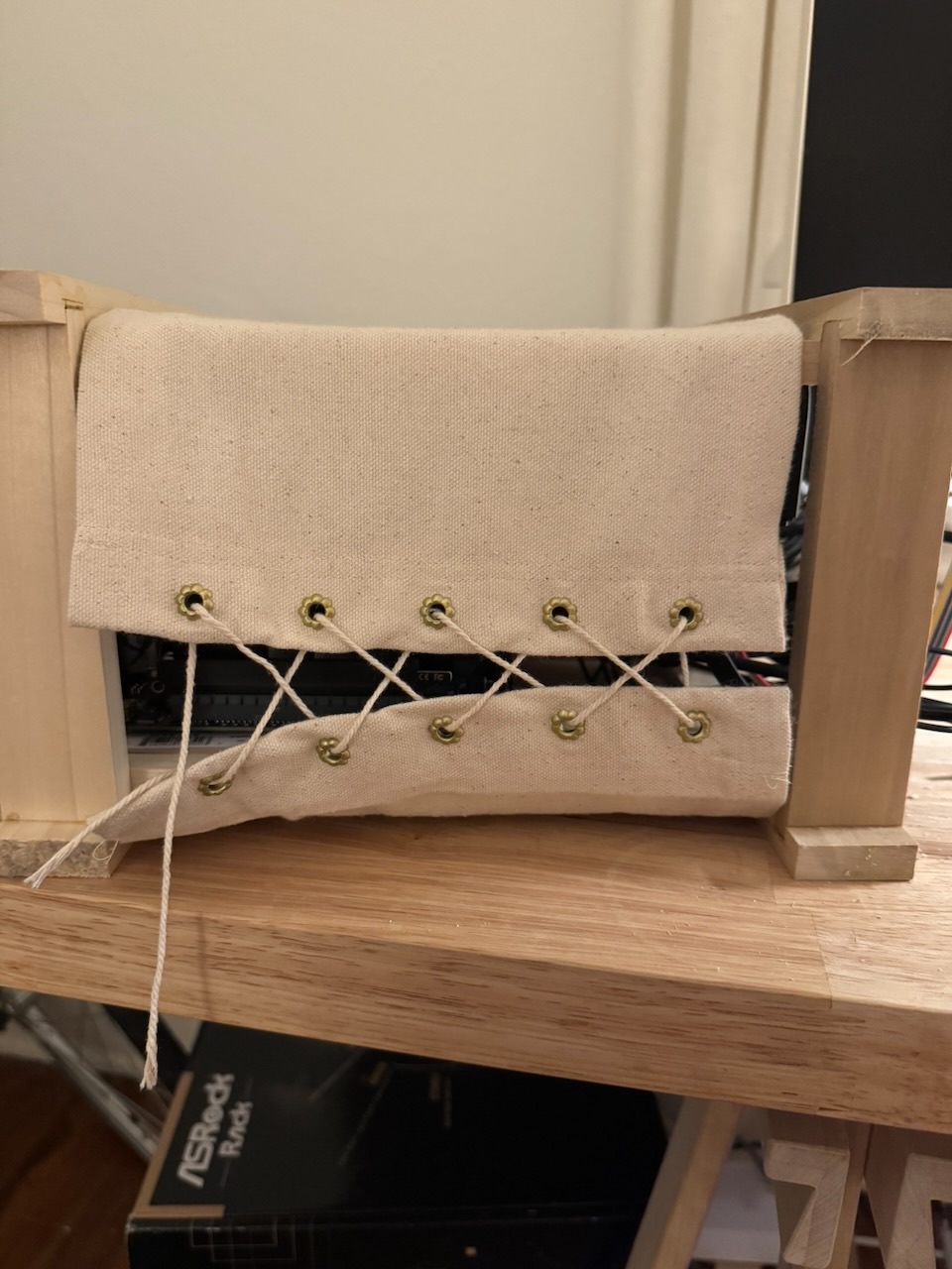 fabric lacing