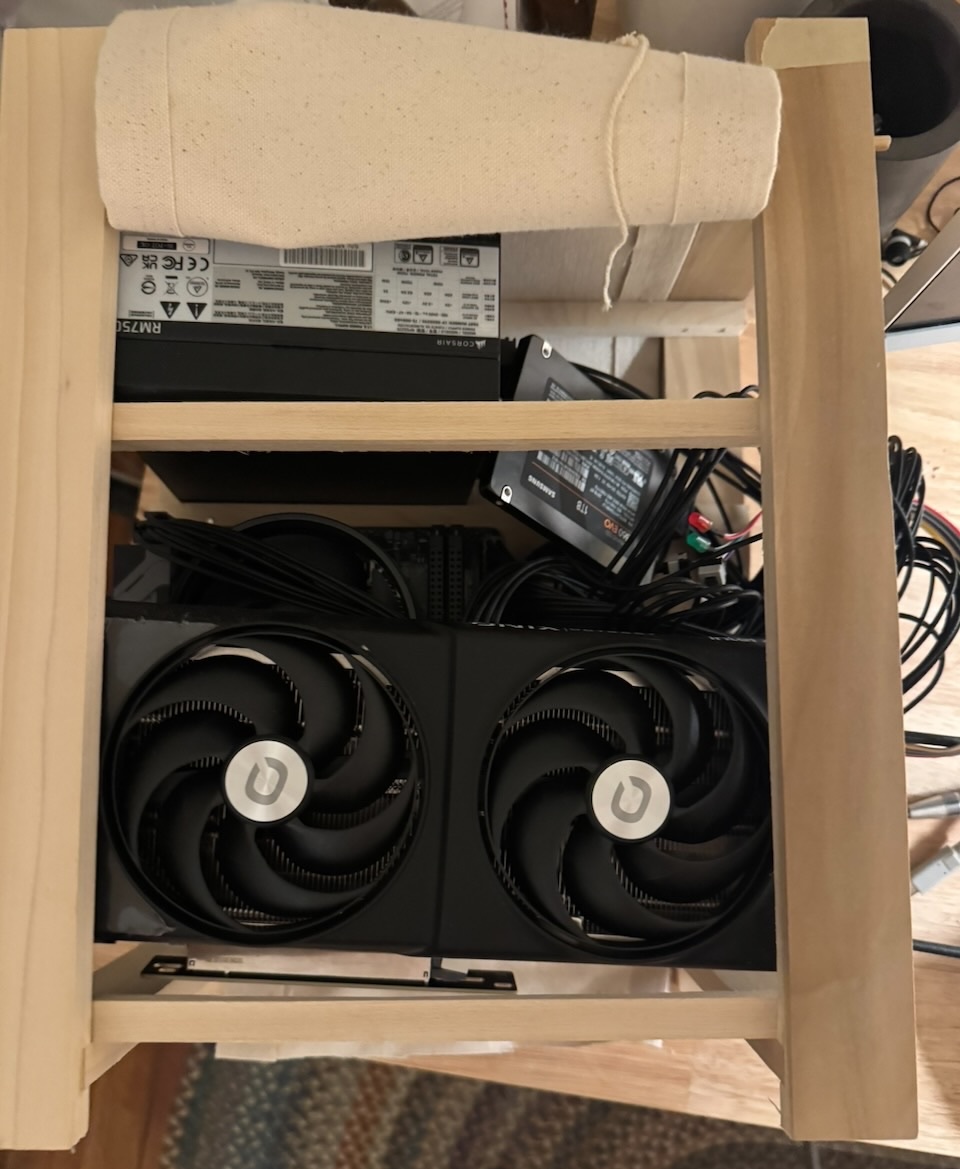 gpu mounted in a way that hurts airflow