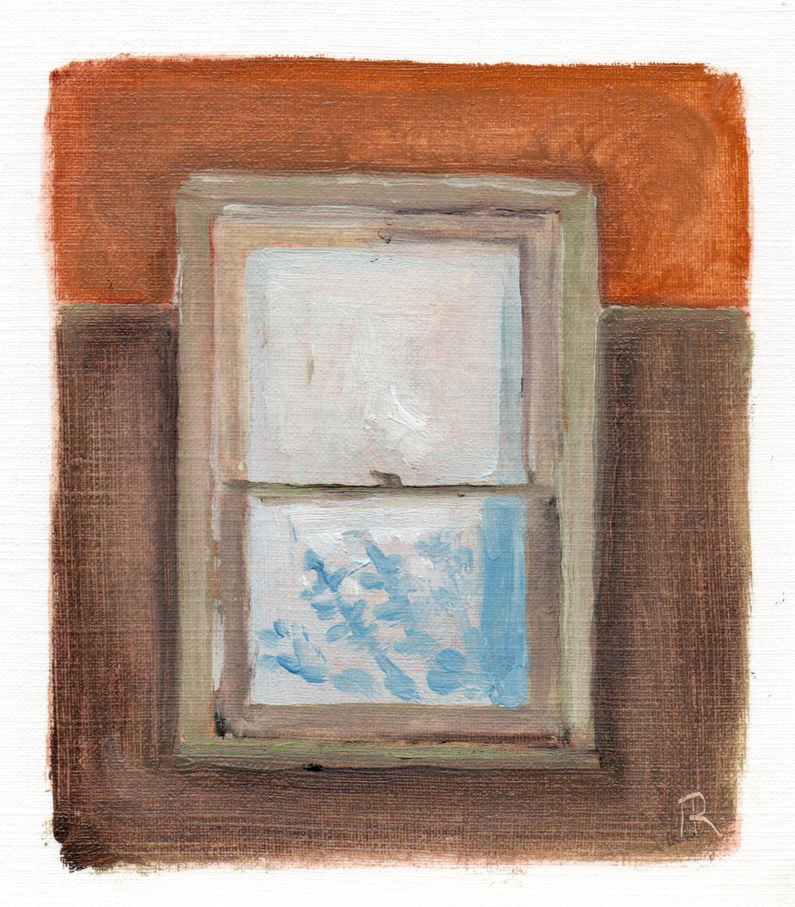 Ghost of a plant killed by the winter storm