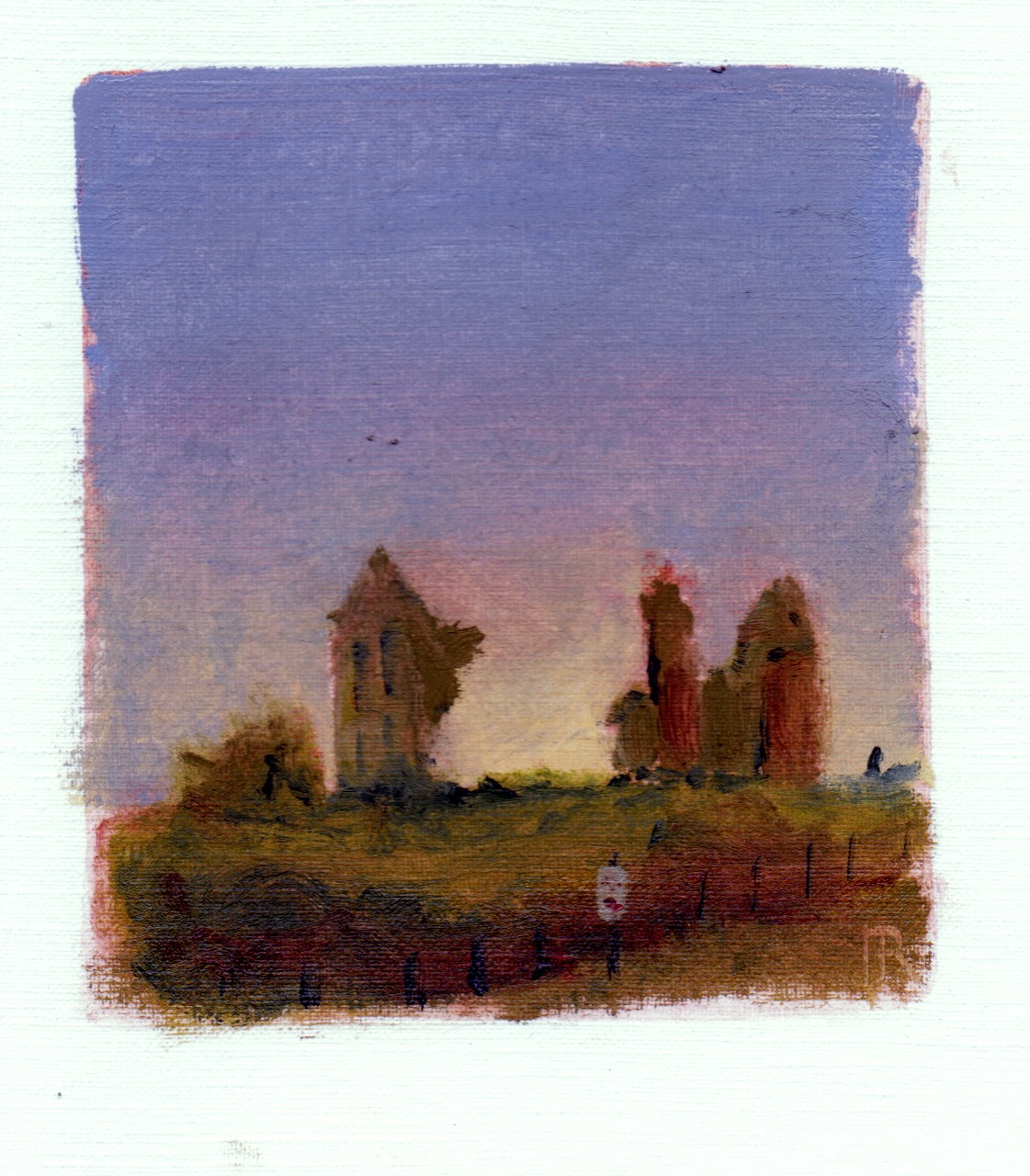 Abandoned farm ruins